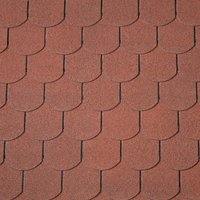 RENOVO Biberschwanz-Dachschindeln, Bitumen, rot, Paketinhalt: 2 m² RENOVO Biberschwanz-Dachschindeln, Bitumen, rot, Paketinhalt: 2 m²