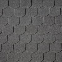 RENOVO Biberschwanz-Dachschindeln, Bitumen, schwarz, Paketinhalt: 2 m² RENOVO Biberschwanz-Dachschindeln, Bitumen, schwarz, Paketinhalt: 2 m²