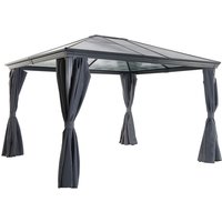 CASAYA Hardtop-Pavillon, rechteckig, BxHxT: 360 x 270 x 300 cm – grau CASAYA Hardtop-Pavillon, rechteckig, BxHxT: 360 x 270 x 300 cm – grau