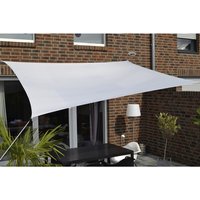 FLORACORD Vierecksonnensegel, 250 x 300 cm – silberfarben FLORACORD Vierecksonnensegel, 250 x 300 cm – silberfarben