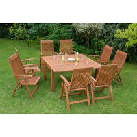 MERXX Gartenmöbel »Comodoro«, 8 Sitzplätze, Eukalyptusholz – beige MERXX Gartenmöbel »Comodoro«, 8 Sitzplätze, Eukalyptusholz – beige