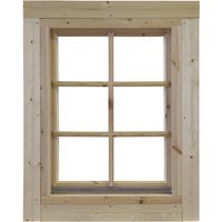 WOLFF FINNHAUS Einzelfenster »Gartenhaus«, BxH: 76,5 x 99,6 cm, Isolierglas – braun WOLFF FINNHAUS Einzelfenster »Gartenhaus«, BxH: 76,5 x 99,6 cm, Isolierglas – braun