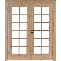 Doppeltür »Lars XL 58 Iso«, Kiefernholz, Natur – beige Doppeltür »Lars XL 58 Iso«, Kiefernholz, Natur – beige