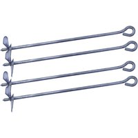 WEKA Bodenanker »Tabaluga«, , BxHxL: 1 x 4 x 52 cm, 4 Stück – silberfarben (Rabatt: 12 %) WEKA Bodenanker »Tabaluga«, , BxHxL: 1 x 4 x 52 cm, 4 Stück – silberfarben (Rabatt: 12 %)