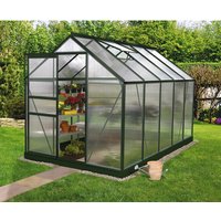 VITAVIA Gewächshaus »Venus«, 6,2 m², Kunststoff/Aluminium, winterfest – gruen VITAVIA Gewächshaus »Venus«, 6,2 m², Kunststoff/Aluminium, winterfest – gruen