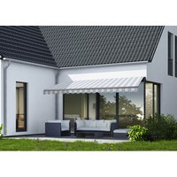 SPETTMANN Gelenkarmmarkise, BxT: 250×200 cm, grau gestreift SPETTMANN Gelenkarmmarkise, BxT: 250×200 cm, grau gestreift