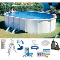 SUMMER FUN Ovalpool, weiß, BxHxL: 375 x 120 x 610 cm – weiss SUMMER FUN Ovalpool, weiß, BxHxL: 375 x 120 x 610 cm – weiss