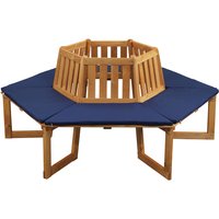 PROMADINO Bank, Holz, 6-Sitzer, BxHxT: 205 x 90 x 178 cm – braun PROMADINO Bank, Holz, 6-Sitzer, BxHxT: 205 x 90 x 178 cm – braun