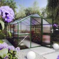 KGT Gewächshaus »Rose«, 10 m², Kunststoff/Aluminium, winterfest – gruen KGT Gewächshaus »Rose«, 10 m², Kunststoff/Aluminium, winterfest – gruen