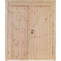 Doppeltür »Knut XL 70«, Kiefernholz, Natur – beige Doppeltür »Knut XL 70«, Kiefernholz, Natur – beige