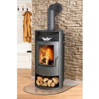 JUSTUS Kaminofen »Island Aqua«, anthrazit, Stahl, 10 kW, wasserführend – grau JUSTUS Kaminofen »Island Aqua«, anthrazit, Stahl, 10 kW, wasserführend – grau