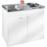 RESPEKTA Miniküche »Pantry OKS«, ohne E-Geräte, Gesamtbreite: 100 cm – weiss – Rabatt: 33 % RESPEKTA Miniküche »Pantry OKS«, ohne E-Geräte, Gesamtbreite: 100 cm – weiss – Rabatt: 33 %