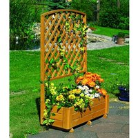 PROMADINO Rankkasten, BxH: 91 x 130 cm, honig, Kiefernholz – braun PROMADINO Rankkasten, BxH: 91 x 130 cm, honig, Kiefernholz – braun