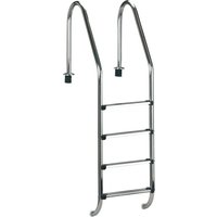 MYPOOL Pool-Einhängeleiter, , geeignet für: Versenkte Pools – silberfarben MYPOOL Pool-Einhängeleiter, , geeignet für: Versenkte Pools – silberfarben