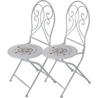 GARDEN PLEASURE Klappstuhl »Bayo«, BxTxH: 40 x 40 x 93 cm, Eisen – weiss GARDEN PLEASURE Klappstuhl »Bayo«, BxTxH: 40 x 40 x 93 cm, Eisen – weiss