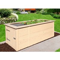 WEKA Hochbeet, BxHxL: 217,6 x 81 x 205 cm, Holz – beige WEKA Hochbeet, BxHxL: 217,6 x 81 x 205 cm, Holz – beige