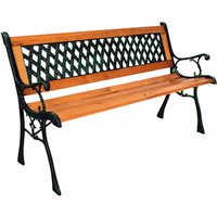 GARDEN PLEASURE Bank »WINDSOR«, Holz, BxHxT: 125 x 74 x 52 cm – braun GARDEN PLEASURE Bank »WINDSOR«, Holz, BxHxT: 125 x 74 x 52 cm – braun