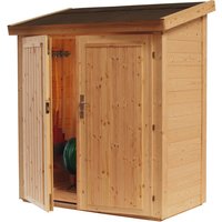 WOLFF FINNHAUS Gartenhaus »Premium«, Holz, BxHxT: 191,8 x 178 x 84 cm (Außenmaße inkl. Dachüberstand) – beige Rabatt: 6 % WOLFF FINNHAUS Gartenhaus »Premium«, Holz, BxHxT: 191,8 x 178 x 84 cm (Außenmaße inkl. Dachüberstand) – beige Rabatt: 6 %