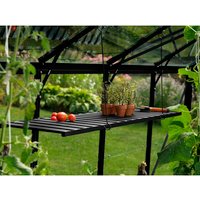 VITAVIA Alu-Regal, BxT: 31 x 120 cm – schwarz VITAVIA Alu-Regal, BxT: 31 x 120 cm – schwarz