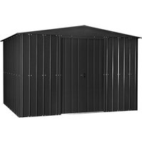 Globel Gerätehaus »Dream«, Metall, BxHxT: 308 x 202 x 247 cm (Außenmaße inkl. Dachüberstand) – grau Globel Gerätehaus »Dream«, Metall, BxHxT: 308 x 202 x 247 cm (Außenmaße inkl. Dachüberstand) – grau