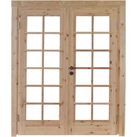 Doppeltür »Lars 70 Iso«, Kiefernholz, Natur – beige Doppeltür »Lars 70 Iso«, Kiefernholz, Natur – beige