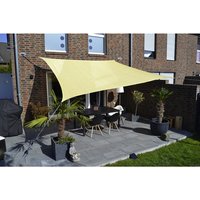 FLORACORD Vierecksonnensegel, Breite: 360 cm – gelb FLORACORD Vierecksonnensegel, Breite: 360 cm – gelb