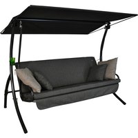 ANGERER FREIZEITMÖBEL Hollywoodschaukel »Drift Smart«, 3-Sitzer, inkl. Auflagen – grau ANGERER FREIZEITMÖBEL Hollywoodschaukel »Drift Smart«, 3-Sitzer, inkl. Auflagen – grau