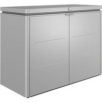 BIOHORT Gartenbox »HighBoard«, 160 x 118 x 70 cm (BxHxT), 1.150 Liter – silberfarben BIOHORT Gartenbox »HighBoard«, 160 x 118 x 70 cm (BxHxT), 1.150 Liter – silberfarben