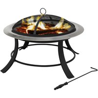 TEPRO Feuerstelle, Höhe: 50 cm, schwarz/edelstahlfarben TEPRO Feuerstelle, Höhe: 50 cm, schwarz/edelstahlfarben