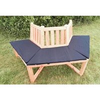 PROMADINO Bankauflage, für Promadino Baumbank 180°, blau, BxL: 43 x 100 cm PROMADINO Bankauflage, für Promadino Baumbank 180°, blau, BxL: 43 x 100 cm