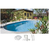 SUMMER FUN Ovalpool, weiß, BxHxL: 360 x 120 x 623 cm – weiss SUMMER FUN Ovalpool, weiß, BxHxL: 360 x 120 x 623 cm – weiss