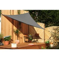 FLORACORD Dreiecksonnensegel, Breite: 360 cm – grau FLORACORD Dreiecksonnensegel, Breite: 360 cm – grau