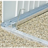 BIOHORT Bodenrahmen »Europa«, für Stahlgerätehaus »Europa Gr. 3« (BxL: 222 x 150 cm) – silberfarben BIOHORT Bodenrahmen »Europa«, für Stahlgerätehaus »Europa Gr. 3« (BxL: 222 x 150 cm) – silberfarben