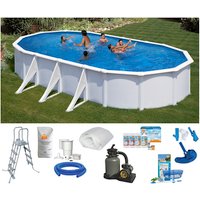 SUMMER FUN Ovalpool, weiß, BxHxL: 375 x 120 x 730 cm – weiss SUMMER FUN Ovalpool, weiß, BxHxL: 375 x 120 x 730 cm – weiss