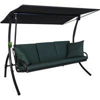ANGERER FREIZEITMÖBEL Hollywoodschaukel »Elegance Sun«, 3-Sitzer, inkl. Auflagen – gruen ANGERER FREIZEITMÖBEL Hollywoodschaukel »Elegance Sun«, 3-Sitzer, inkl. Auflagen – gruen