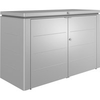 BIOHORT Gartenbox »HighBoard«, 200 x 127 x 84 cm (BxHxT), 2.150 Liter – silberfarben BIOHORT Gartenbox »HighBoard«, 200 x 127 x 84 cm (BxHxT), 2.150 Liter – silberfarben