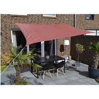 FLORACORD Vierecksonnensegel, 250 x 300 cm – braun FLORACORD Vierecksonnensegel, 250 x 300 cm – braun