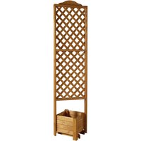 PROMADINO Eckelement, BxH: 38 x 210 cm, honig, Kiefernholz – braun PROMADINO Eckelement, BxH: 38 x 210 cm, honig, Kiefernholz – braun