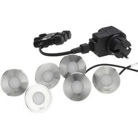 OASE LED-Scheinwerfer »LunAqua Terra LED Set 6«, 4 W, Edelstahl, schwarz OASE LED-Scheinwerfer »LunAqua Terra LED Set 6«, 4 W, Edelstahl, schwarz