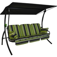 ANGERER FREIZEITMÖBEL Hollywoodschaukel »Primero«, 3-Sitzer, inkl. Auflagen – gruen ANGERER FREIZEITMÖBEL Hollywoodschaukel »Primero«, 3-Sitzer, inkl. Auflagen – gruen