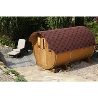 WOLFF FINNHAUS Fasssauna »Basic«, Fichtenholz, beige, 6 Personen WOLFF FINNHAUS Fasssauna »Basic«, Fichtenholz, beige, 6 Personen