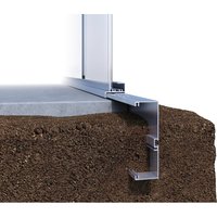 KGT Fundamentrahmen »Orchidee«, BxLxH: 297 x 429 x 12 cm, Aluminium – silberfarben KGT Fundamentrahmen »Orchidee«, BxLxH: 297 x 429 x 12 cm, Aluminium – silberfarben