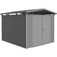 BIOHORT Gerätehaus »Panorama«, Metall, BxHxT: 273 x 227 x 318 cm (Außenmaße) – grau BIOHORT Gerätehaus »Panorama«, Metall, BxHxT: 273 x 227 x 318 cm (Außenmaße) – grau