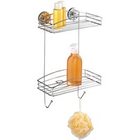 WENKO Wandregal, BxH: 26 x 43 cm, Stahl - silberfarben WENKO Wandregal, BxH: 26 x 43 cm, Stahl - silberfarben