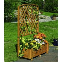 PROMADINO Rankkasten, BxH: 91 x 205 cm, honig, Kiefernholz – braun PROMADINO Rankkasten, BxH: 91 x 205 cm, honig, Kiefernholz – braun