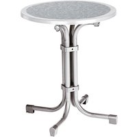 BEST Tisch »Boulevard«, BxHxT: 60 x 72 x 60 cm, Tischplatte: Werzalit – silberfarben Rabatt: 17 % BEST Tisch »Boulevard«, BxHxT: 60 x 72 x 60 cm, Tischplatte: Werzalit – silberfarben Rabatt: 17 %