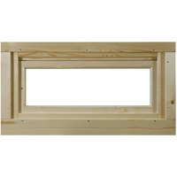 WOLFF FINNHAUS Kippfenster »Gartenhaus«, BxH: 82 x 54 cm, Normalglas – braun WOLFF FINNHAUS Kippfenster »Gartenhaus«, BxH: 82 x 54 cm, Normalglas – braun