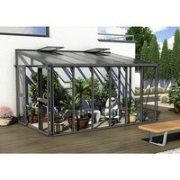 VITAVIA Gewächshaus »Helena«, 10,2 m², Aluminium/Glas, winterfest – grau VITAVIA Gewächshaus »Helena«, 10,2 m², Aluminium/Glas, winterfest – grau