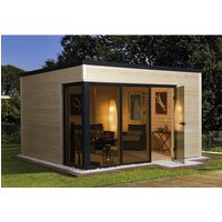 WEKA Gartenhaus »412 Gr.1«, Holz, BxHxT: 388 x 249 x 300 cm (Außenmaße inkl. Dachüberstand) – beige WEKA Gartenhaus »412 Gr.1«, Holz, BxHxT: 388 x 249 x 300 cm (Außenmaße inkl. Dachüberstand) – beige