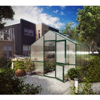 KGT Gewächshaus »Lilie«, 12,75 m², Kunststoff/Aluminium, winterfest – gruen KGT Gewächshaus »Lilie«, 12,75 m², Kunststoff/Aluminium, winterfest – gruen